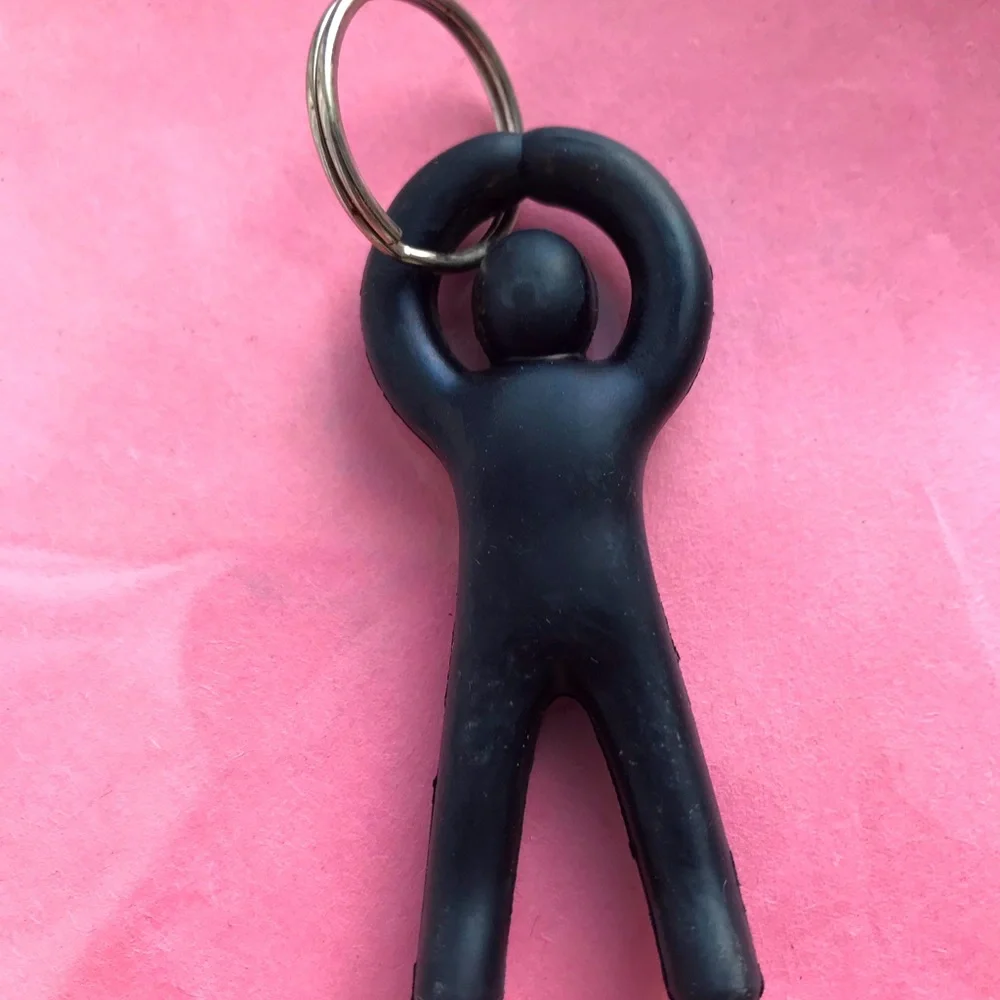 Keychain in the shape of a human